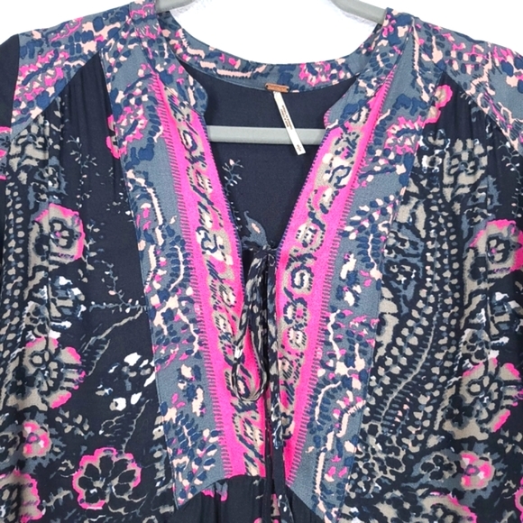 FREE PEOPLE If You Only Knew Black Boho Dress - Picture 10 of 14